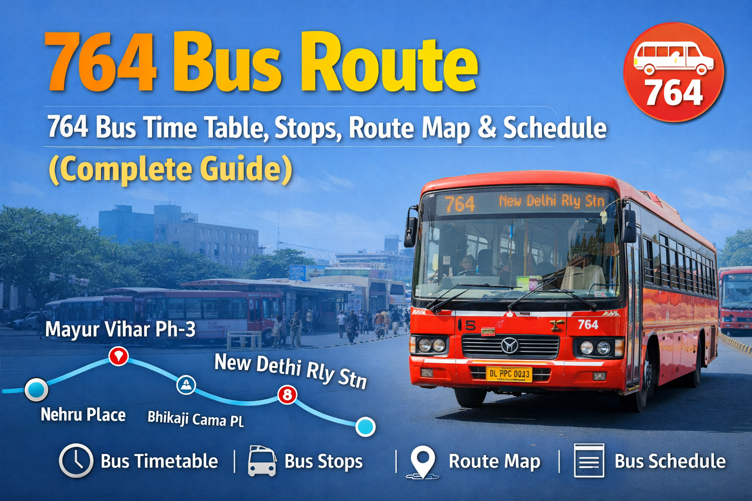 764 Bus Route