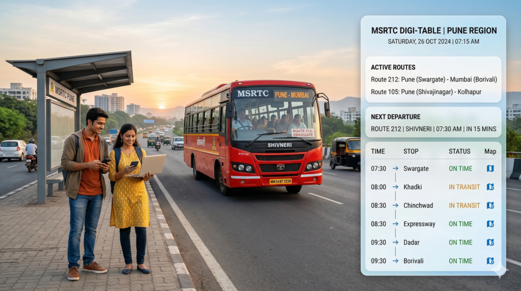 MSRTC Bus Timetable 2026 | एसटी बस वेळापत्रक महाराष्ट्र | ST Bus Time Table
