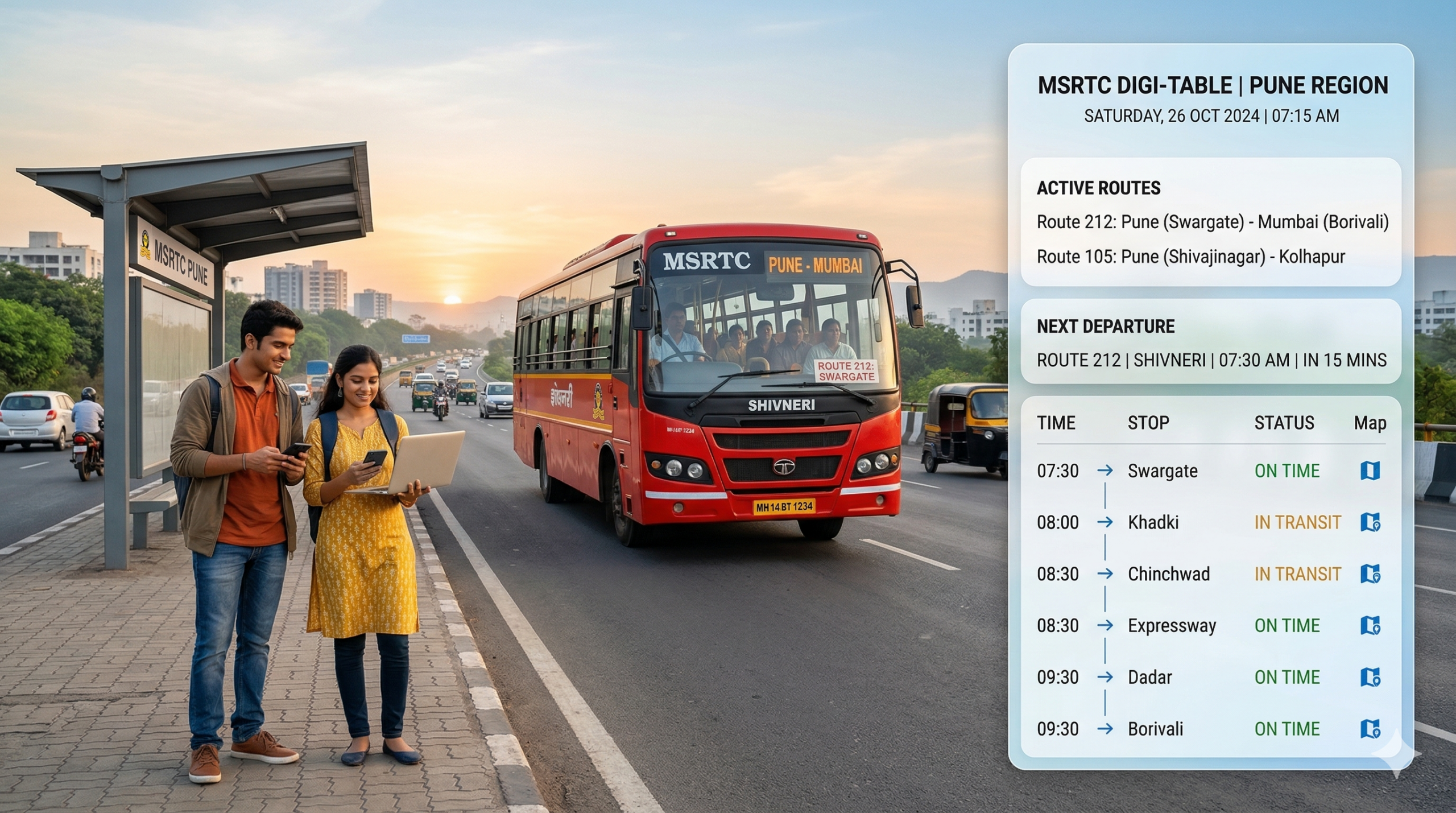 MSRTC Bus Timetable 2026 | एसटी बस वेळापत्रक महाराष्ट्र | ST Bus Time Table