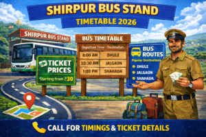 Shirpur Bus Stand Timetable 2026 Phone Number | Ticket Price | Routes