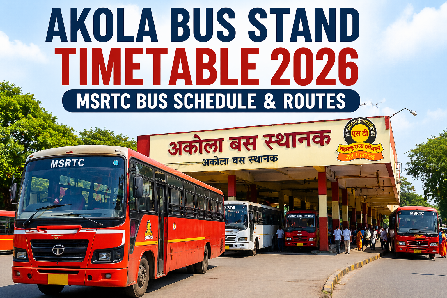 Akola Bus Stand Timetable 2026 – MSRTC Bus Schedule & Routes